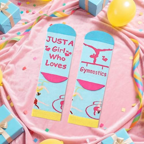 Moyel Gymnastics Gifts for Girls Age 8-12 Funny Girls Socks Gymnastics Gifts for 8 9 10 11 12 Year Olds Girls Gymnastic Accessories for Girl Cool Christmas Presents for Daughter Granddaughter Niece - Image 4