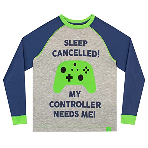 Harry Bear Pigiama per Ragazzi Gioco Grigio 7-8