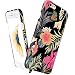 iPhone 6 Plus / 6s Plus case for girls, Akna Vintage Obsession Series High Impact Slim Hard Case with Soft Fabric Interior for both iPhone 6 Plus & iPhone 6s plus (5.5")[Gorgeous Black](U.S)