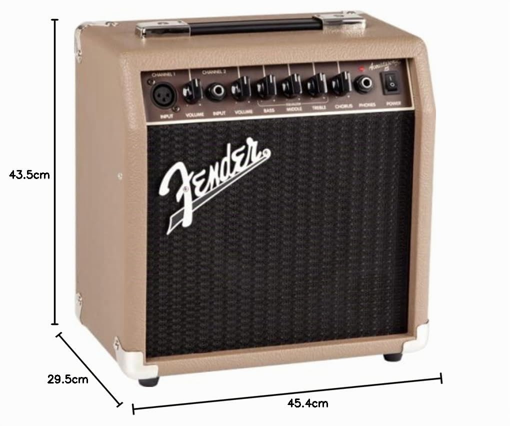 Fender Acoustasonic 15 Combo Amplificatore 15 W per Chitarra Acustica