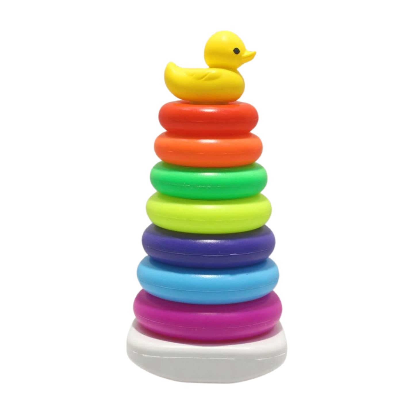 NIMI Plastic Baby Brain Development 7 Rings Toys | Kids Toys for Boys, Babies 3 Months to 3 Year, Stacking Toys, Rings for Kids, Baby Toys, Baby Learning & Activity Toys (Pack of 1) (Duck) (B0CZJGMY4W) Amazon Price History, Amazon Price Tracker