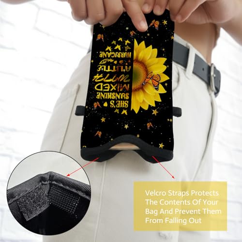 Image of Cell Phone Sleeve Pouch with Adjustable Strap - Sunflower