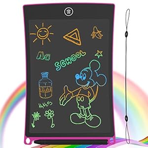 GUYUCOM Gifts for Girls Toys for 2 3 4 5 6 Year Old Boys and Girls, 8.5 inch Drawing Board Erasable Doodle Board with…