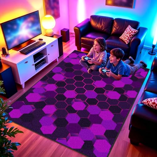 Tapis de jeu moderne pour chambre de garçons et salle de jeu - 4