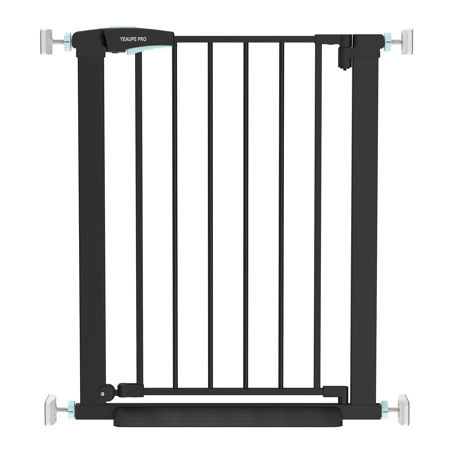 YEAUPE PRO Rejilla de Protección para Escaleras sin Perforación, para Niños, 68-73 cm, Rejilla Protectora para Puertas y Escaleras, Rejilla Protectora para Puertas, Perros, Apertura Manual, 1 Mano