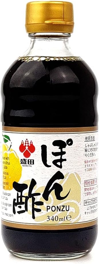 Morita Ponzu - Citrus Flavoured Soy Sauce 340ml | Yuzu & Sudachi Citrus Blend | Versatile Marinade, Dipping & Finishing Sauce | Authentic Japanese Condiment