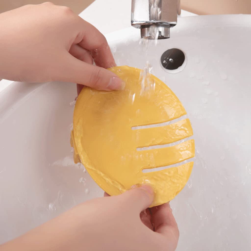 Portasapone, Portasapone, portasapone, da parete autodrenante(Yellow)