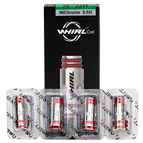 Uwell Whirl-Spulen 0,6 Ohm – 4 Stück, Kompatibel Mit Whirl 20/22 Kit & Whirl Tank, Nikotinfrei