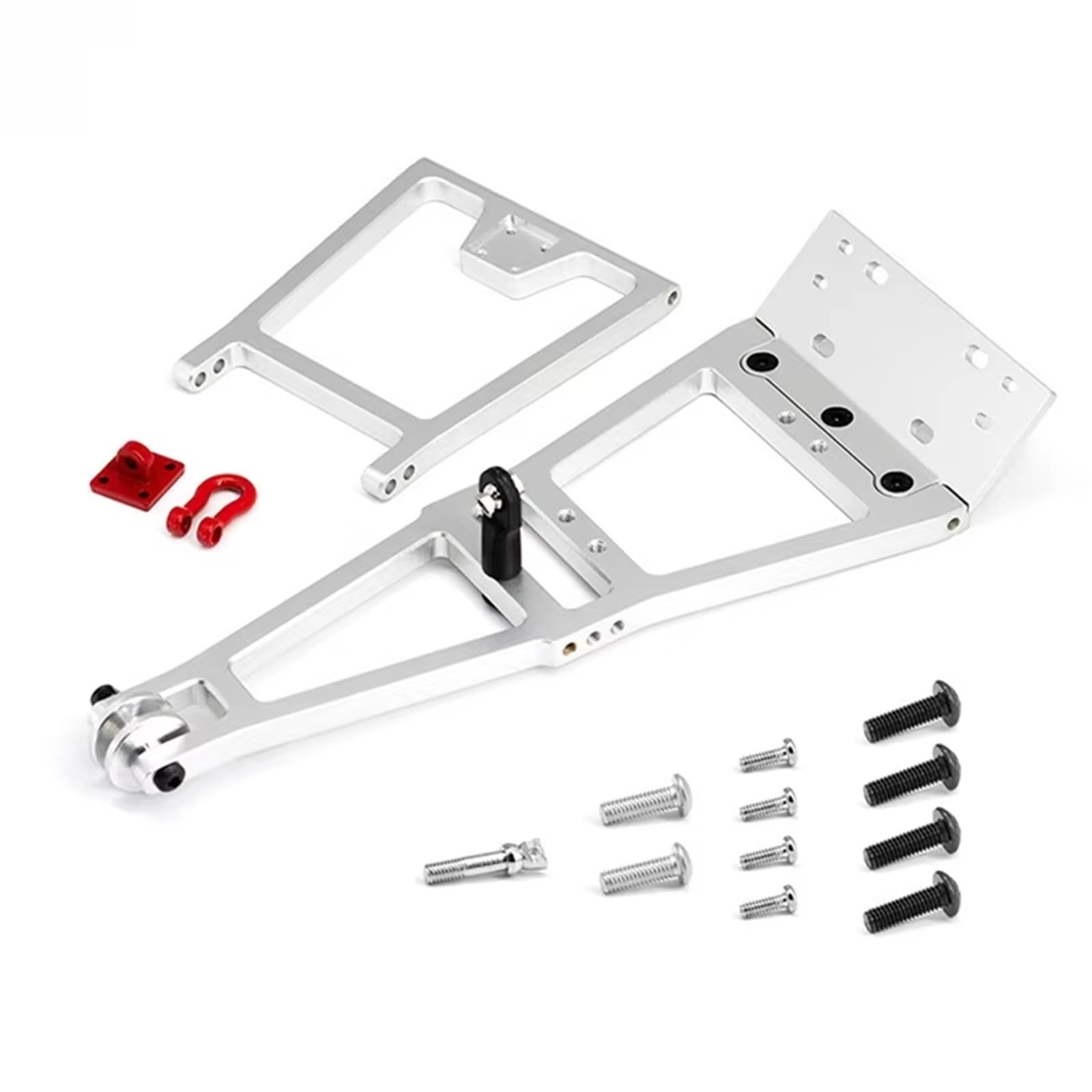 Kompatibel Mit Trx4 Für Scx10 1/10 RC Auto-Tuning-Teile Zubehör Winde Rettungswagen Abschleppwagen Kranarm Kit Silber RC Zubehör