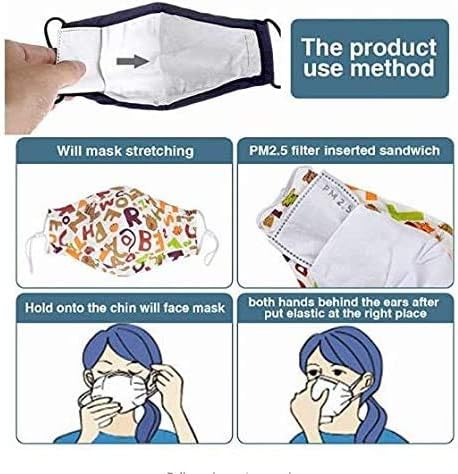 Miniatura 6 de Filtro de carbón activado PM2.5 para adultos, inserto de respiración de 5 capas, filtro protector reemplazable, papel de filtro antiempañamiento,