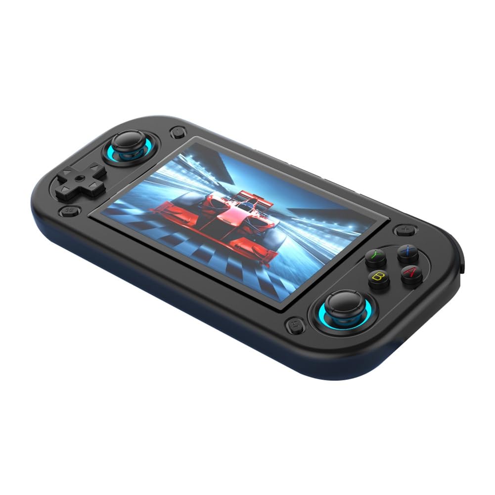 R43S retro ręczna konsola do gier wideo ekran 4,3 - kompatybilny przenośny kieszonkowy odtwarzacz wideo 64 GB gry A