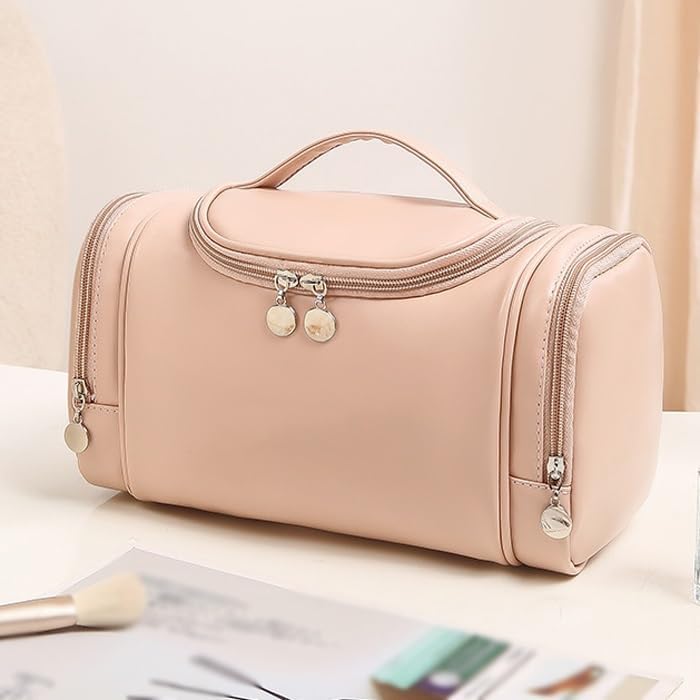 JSEIAJB 小さな化粧品バッグ、ジッパーポーチ、化粧ブラシバッグ、防水旅行用化粧品バッグ(B)