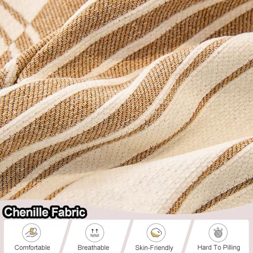 Serviette de canapé d'angle polyvalente chenille gris 180x300 grand lit - 4