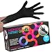 Framar Midnight Mitts Nitrile Gloves, 12-INCH Powder Free, Latex Rubber Free, Disposable Gloves - Exam Gloves, Food Safe, Medical Grade, Convenient Dispenser Pack of 100, (Extra Strength) (Small)
