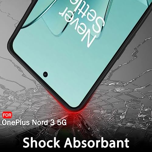 Image of TheGiftKart Sleek Back Cover Case for OnePlus Nord 3 5G | Slim Fit Protective Design | Ultra Matte Finish | Camera Protection Bump | Soft Silicon Back Cover Case for OnePlus Nord 3 (Silicone, Black)