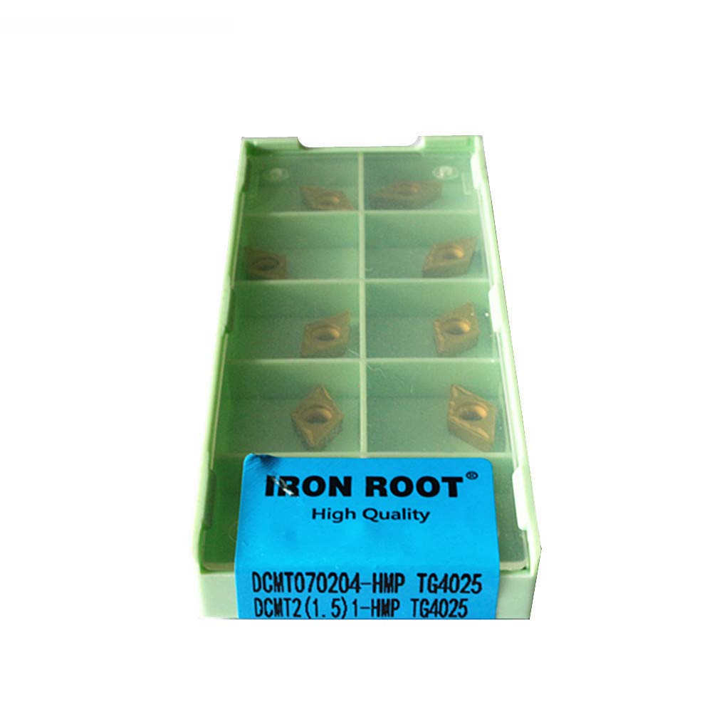 100P DCMT070204-HMP TG4025 Series CNC herramienta de corte de torno de metal ranurado inserto de carburo para SDJCR/L SDUCR/L soporte de herramientas