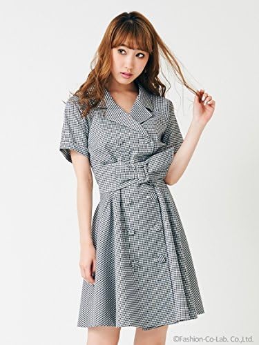 Amazon Co Jp Titty Co ティティー アンド コー 開襟フレアワンピース マルチ M 服 ファッション小物