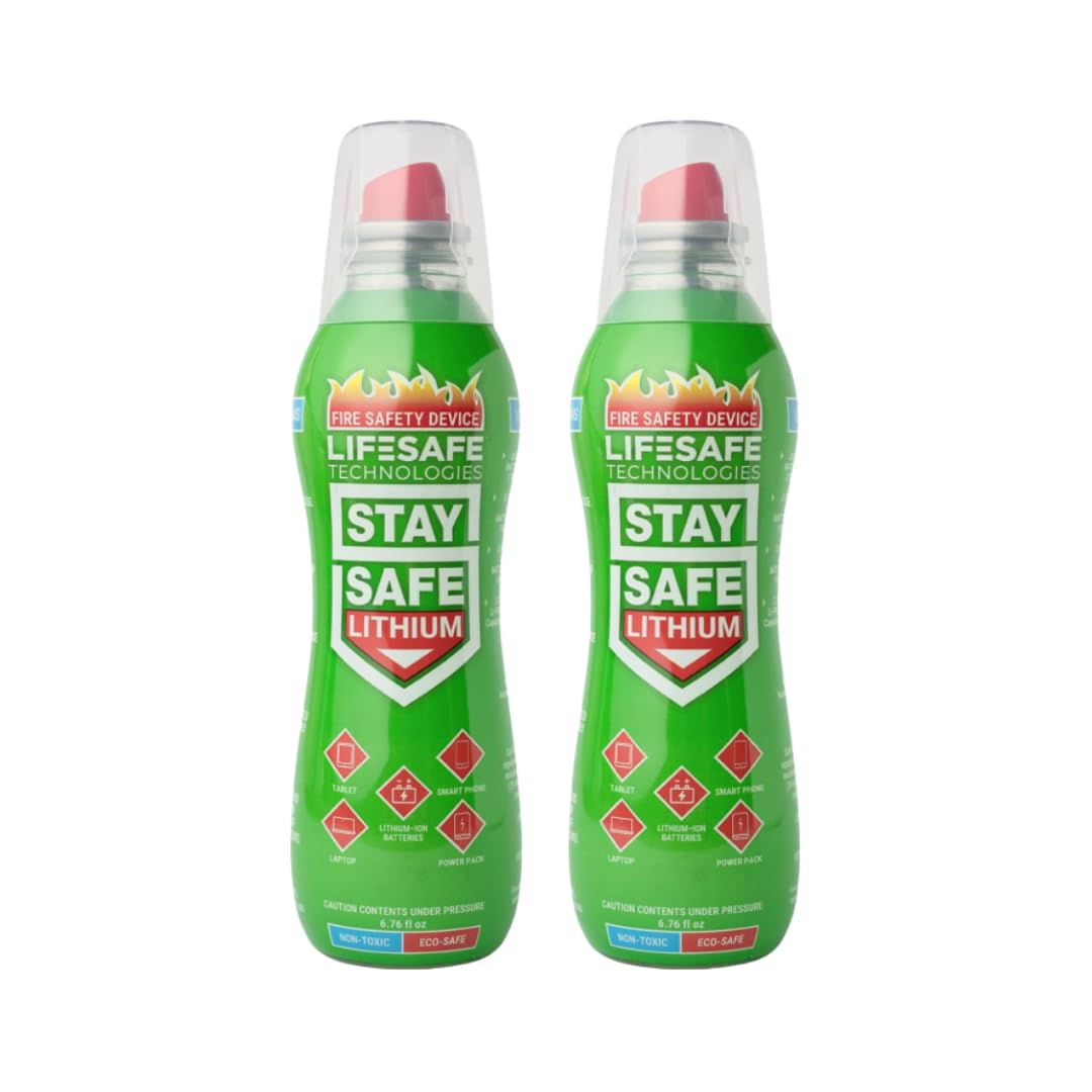 StaySafe Lithium Fire Extinguishing Spray By LifeSafe Technologies