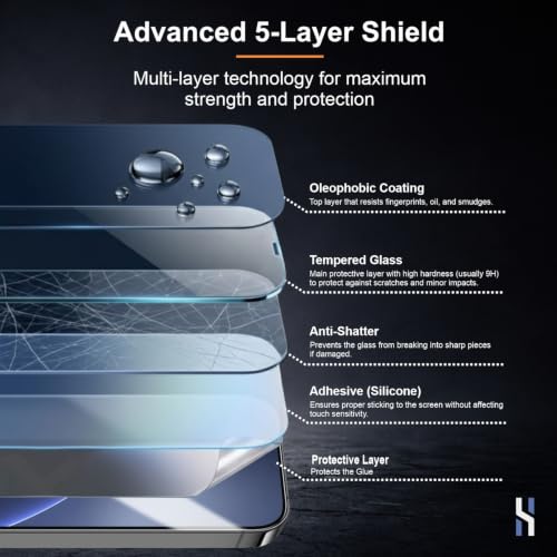 Image of Tempered Glass for Oppo Find X9 - Military Grade 9H Screen Guard, Anti-Scratch, Shatterproof, Edge to Edge Full Coverage - Black Border