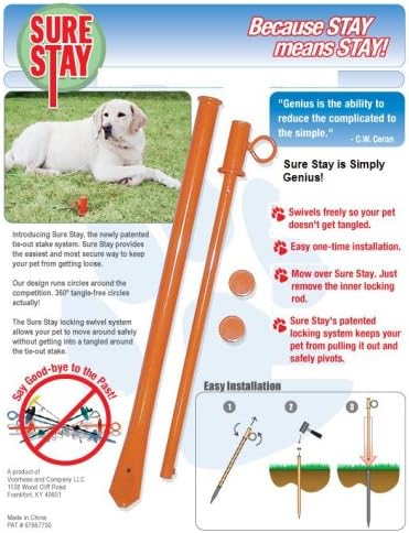 Sure Stay Dog Tie Out Stake