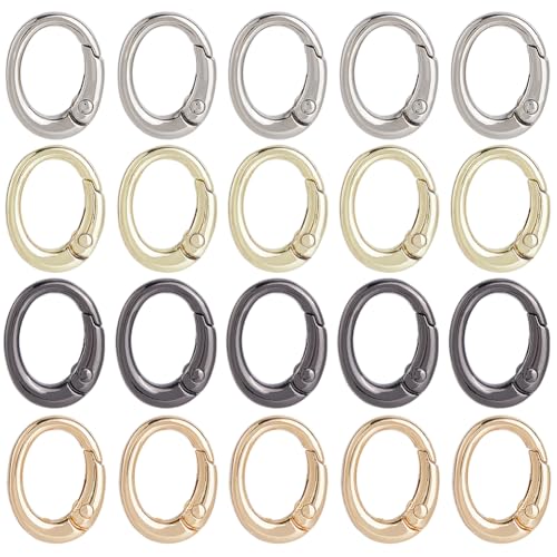Pinces à ressort de fabrication de bijoux avec mécanisme d'ouverture fluide en trois teintes - 2