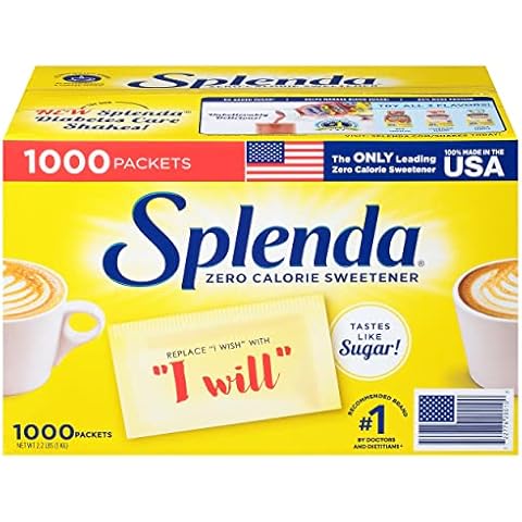Splenda No Calorie Sweetener 1000 Pack Cover