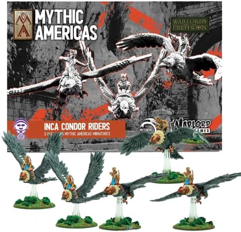 Wargames Delivered - Mythic Americas Inca: Antisuyu Archers 28mm Miniature Wargaming, 10 Antisuyu Archers Armed with Daggers & Shield, Digital Bundle–Action Figures Plastic Model Kit by Warlord Games 10