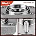 A-Premium Rear Wheel Bearing and Hub Assembly with 5-Lug Compatible with Jaguar X-Type 2002 2003 2004 2005 2006 2007 2008