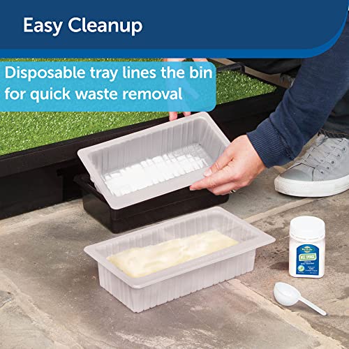 Petsafe Pet Loo Pee-Pod - Compatible With The Petsafe Pet Loo Portable Dog Potty System - Easy To Clean Up Urine Disposal Kit - Includes 7 Pee-Pod Trays And 1 Bottle Of Wee Sponge Powder #TOP2