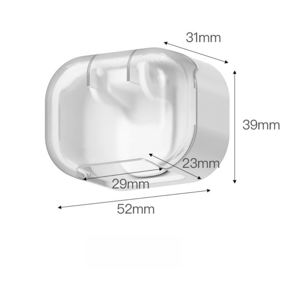 Razor Holder Razor Holder, Razor Holder with Cover, Dustproof Design, Waterproof Self-Adhesive Razor Holder Hanger for Bathroom Organiser