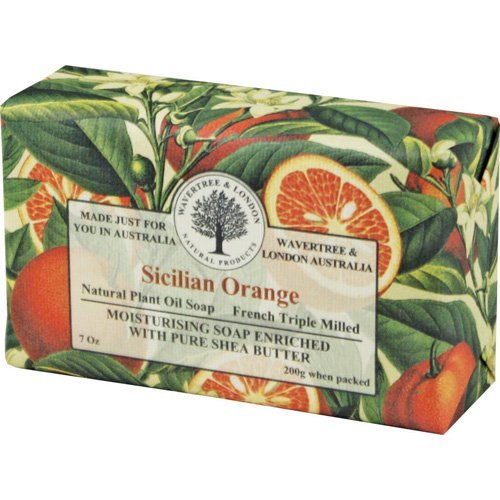Australian Soapworks Wavertree & London 200g Soap Set of 4 - Sicilian Orange