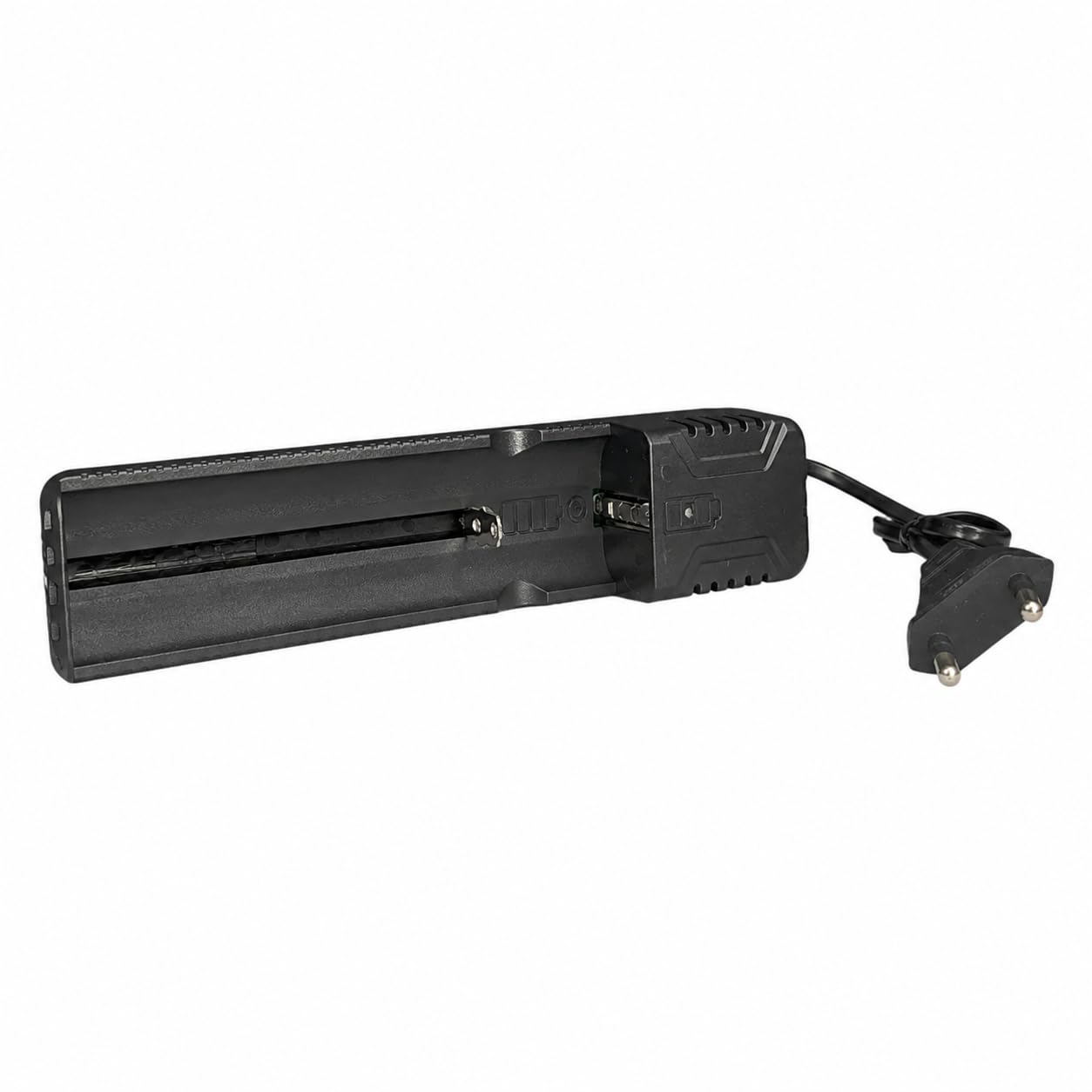 Metapod HD-4314001 Single Slot Li-Ion Battery Charger | Universal 3.7V Rechargeable Battery Charging Dock | Compatible with 18650, 26650, 14500, 16340 Batteries | Smart Auto Charging Protection-image-32