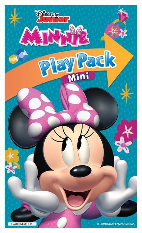 Minnie Mouse Play Packs | Disney Minnie Mouse Party Favors Goody Bags | Mini Mouse Goodie Bag Coloring Book, 2 Mini Crayons, and a Sticker | 10-Pack | Officially Licensed