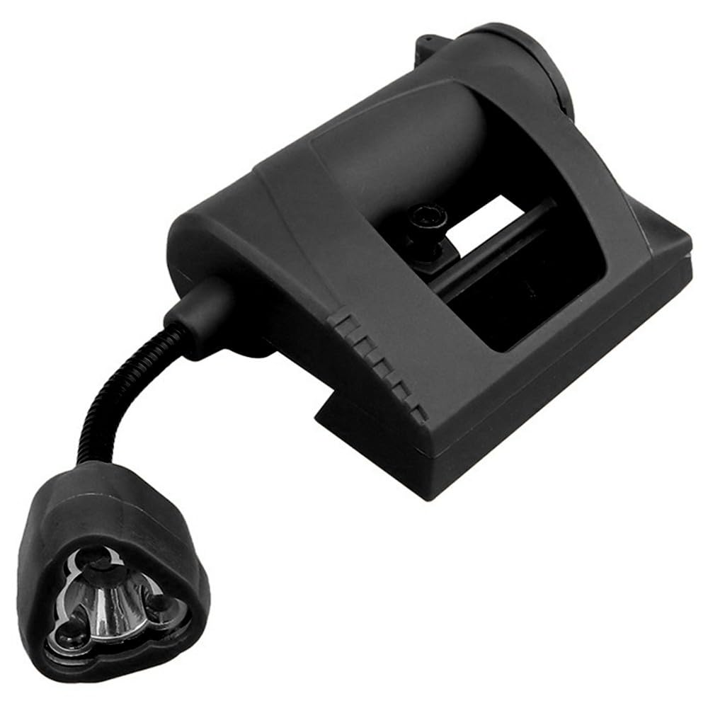 Taktischer Helm Lichtladung, Mpls 4 Umwandlungsmodi Airsoft-Helmlampe Energiesparende Jagd Militär Fast Helm Taschenlampe Outdoor Jagd Taktische Helm Zubehör