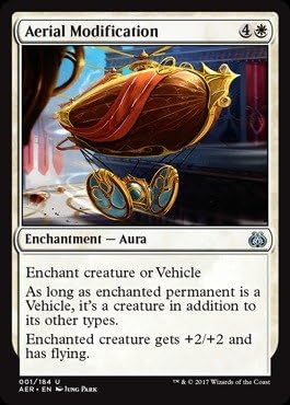 Magic The Gathering - Aerial Modification (001/184) - Aether Revolt