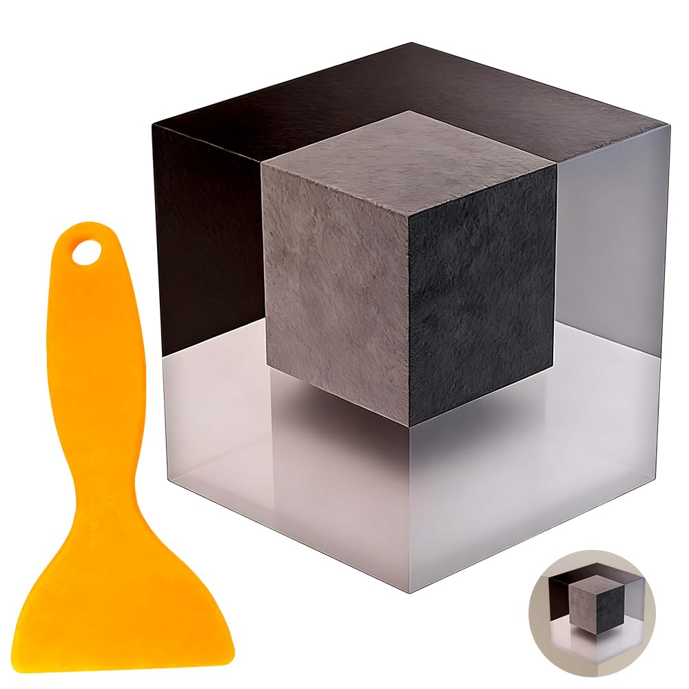 3D Optical Illusion Wall Stickers, Realistic 3D Illusion Corner Sticker that Transforms Empty Corners Geometric Cube Walls Art Stereoscopic Cube Sticker Modern 3D Visual Home Decorations(A)