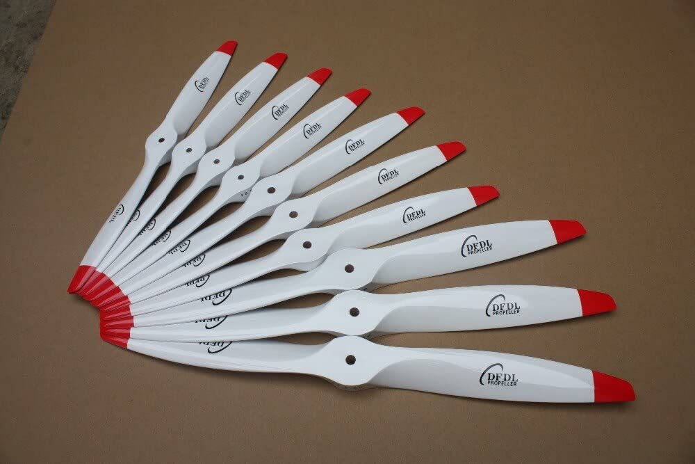 Aexit 1260 Propeller Set – 12x6 Zoll, 2-Blatt, Carbon, Für 6 Mm Welle, 4 Stück Inkl. Adapter