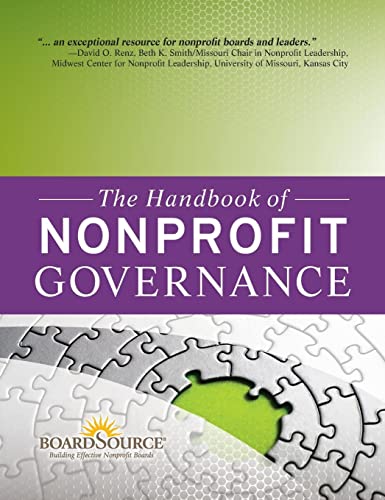 The Handbook of Nonprofit Governance (Essential Texts for Nonprofit and Public Leadership and Management)