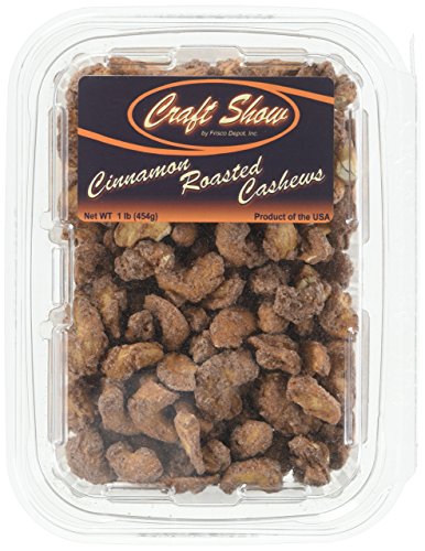 Roasted Cinnamon Cashews by Craft Show, 1 LB