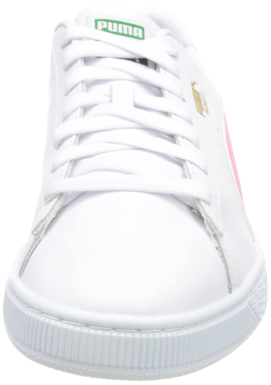 PUMA Basket Classic XXI Sneaker für Herren, Puma Weiß Sunset Pink, 43 EU – Ansicht 2