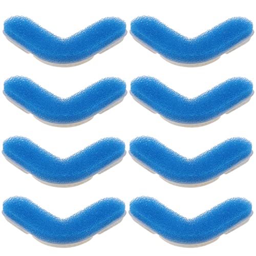 SG Store 8PCS Pet Fountain Filters with Sponge Compatible with 74OZ/2.2L Square Cat Fountain Cat Water Dispenser Filters Pet Fountain Accessories 8.5x8.5cm