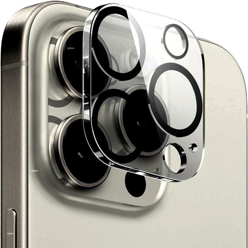 PreCure Tempered Glass For iPhone 14 Pro Camera Lens Protector/iPhone 14 Pro Max Camera Lens Protector-9H Hardness,Camera Protector,Does Not Affect Flash Light|iPhone 14 Pro Lens Protector.