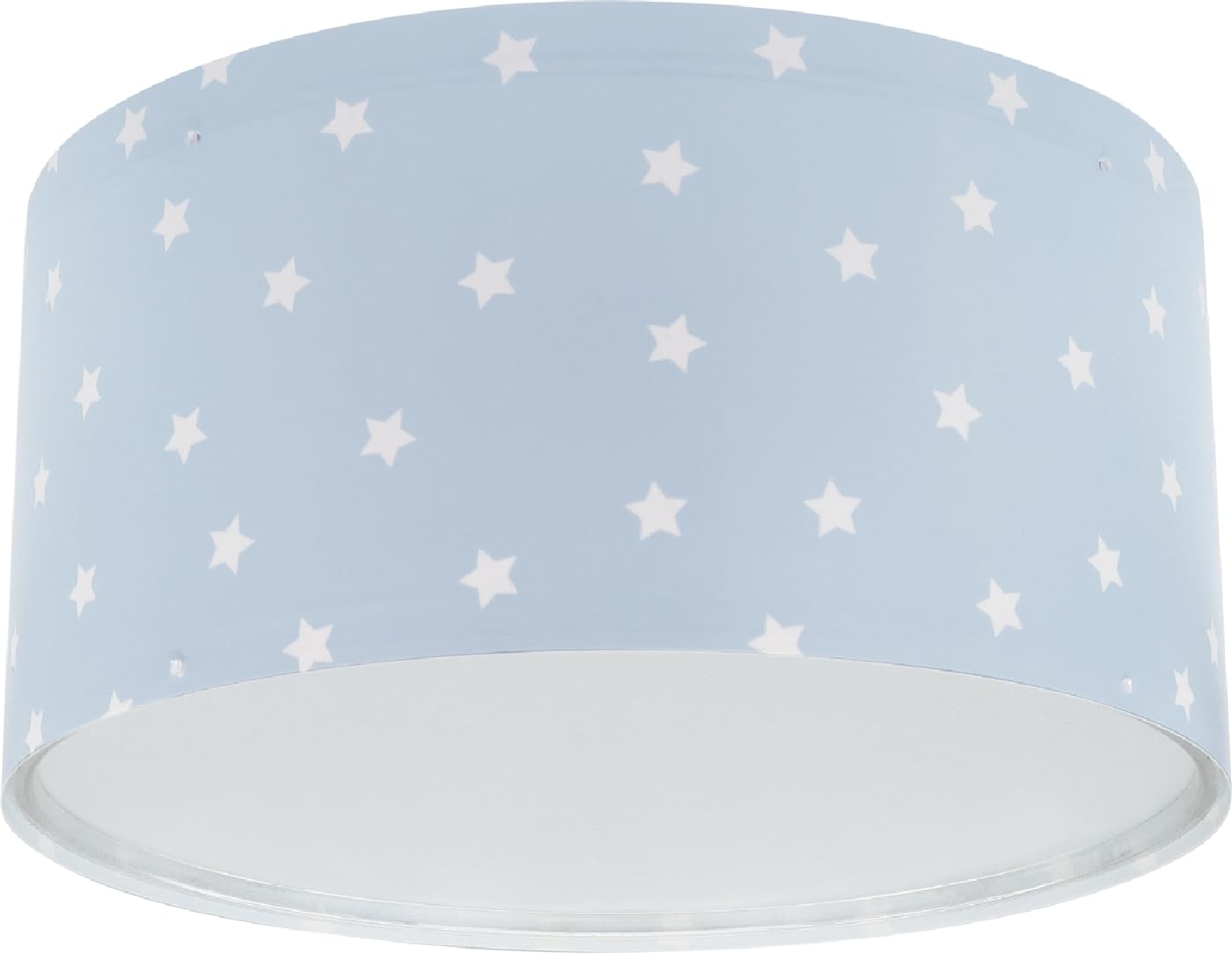 Plafón de techo infantil Dalber Estrellas Azul 82216MT con doble casquillo E27 8
