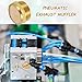 MECCANIXITY 1pcs Male Air Pneumatic Mufflers 1
