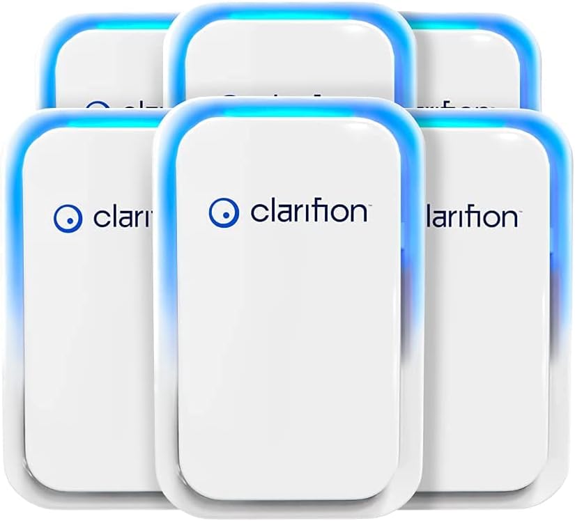 Clarifion Air Ionizers for Home (6 Pack), Negative Ion