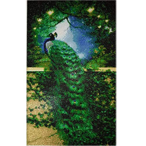 TOCARE Large Diamond Painting Peacock,Green Peacock Diamond Painting Kits for Adults 15.7x23.6Inch,Full Drill Diamond Art Kits for Adults for Home Wall Decor
