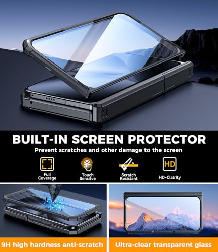 Coque Pixel 10 Pro Fold intégrale robuste à 360° avec double béquille MagSafe - 4
