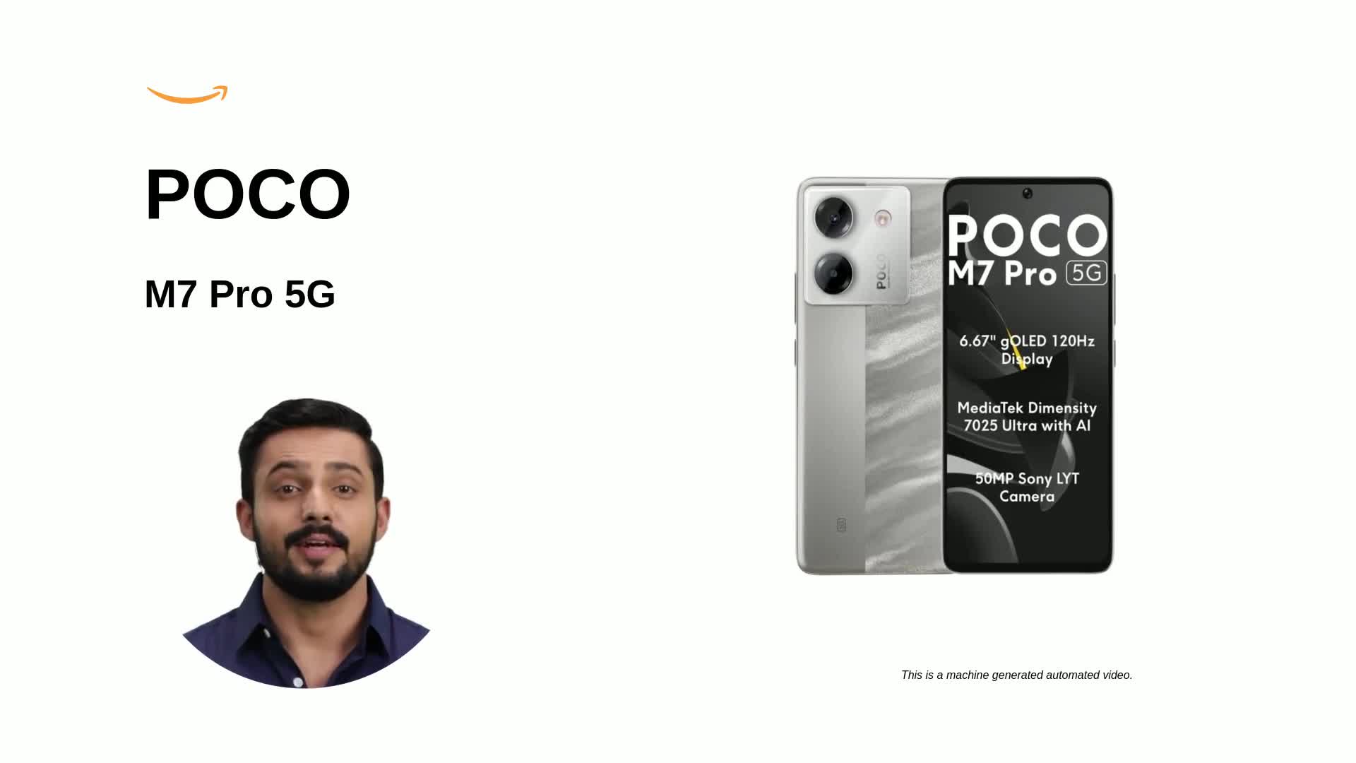 POCO M7 シルバー 6GB RAM 128GB ROM POCO M7 Pro 5G ( 128 GB Storage, 6 GB RAM ) Online at Best