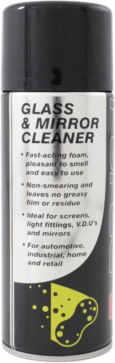 Force Glass Cleaner - Foaming Glass and Mirror Spray HGV Truck Car Van Window Cleaner Streak Free 400ml