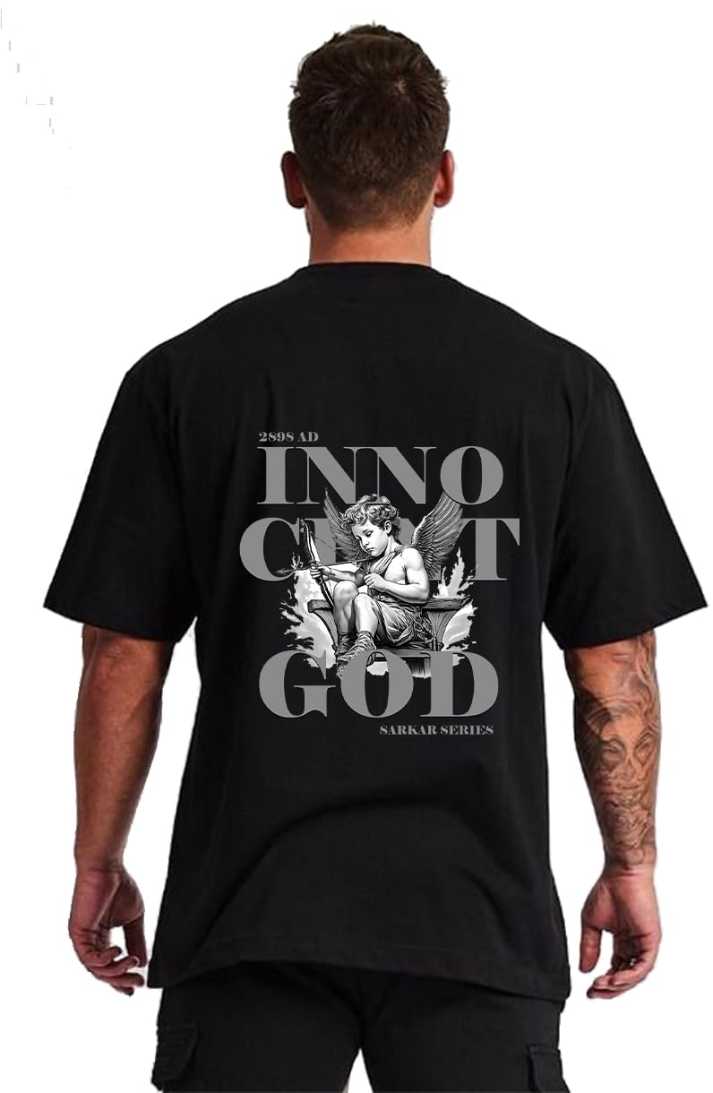 Buy Oversized t-Shirt for Unisex | Innocent god Design | Size - s